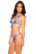 Luli Fama Water Blossoms Wavy Ruched Back Bottom